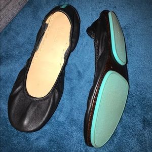 Tieks matte black size 8